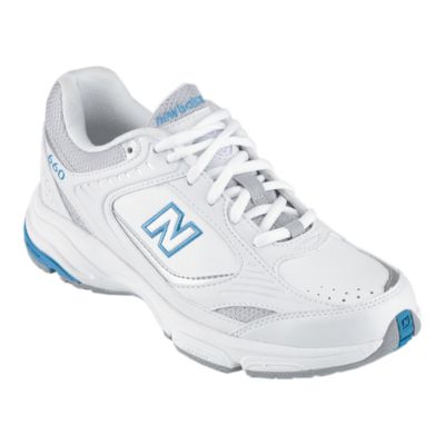 new balance women's 660 b width walking shoes white