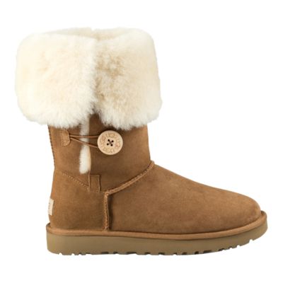 ugg womens bailey button triplet button boots chestnut