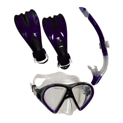 Speedo Hyperfluid Snorkel, Mask & Fin Combo Set Sport Chek