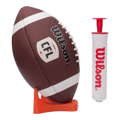 Wilson CFL Replica Football With Pump And Tee Sport Chek