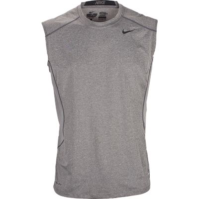 nike men's pro sleeveless fitted top