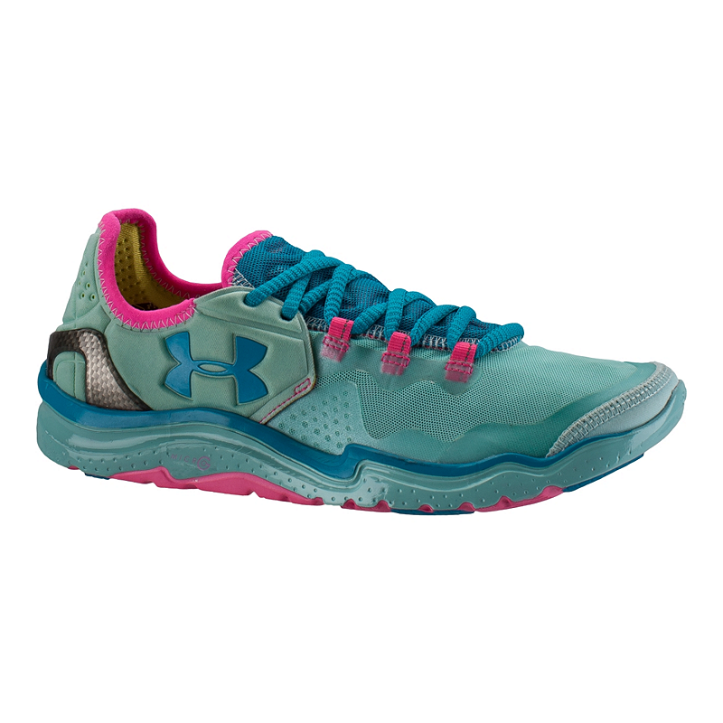 Under Armour Women's Charge RC 2 Running Shoes - Teal Blue/Pink/Blue ...