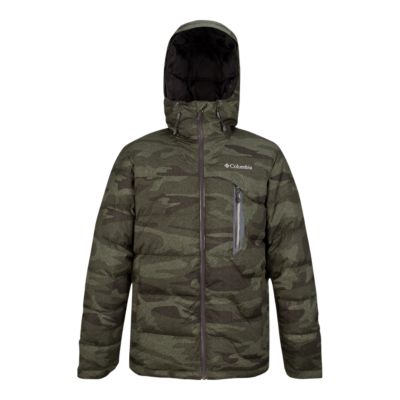 columbia powder down men's jacket