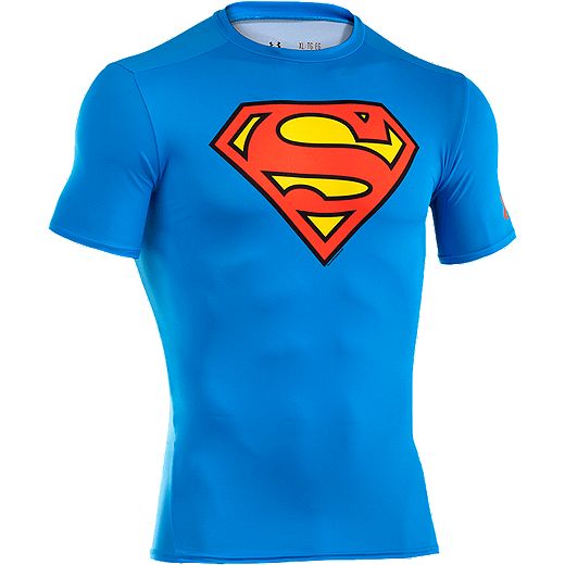 Puntualidad excursionismo brandy Under Armour Transform Yourself Superman Men's Classic Compression Short  Sleeve Top | Sport Chek