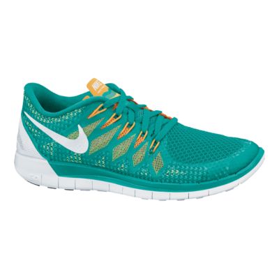 nike teal and orange shoes