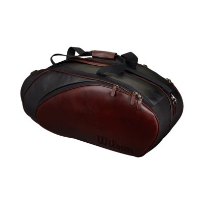 wilson leather tennis bag