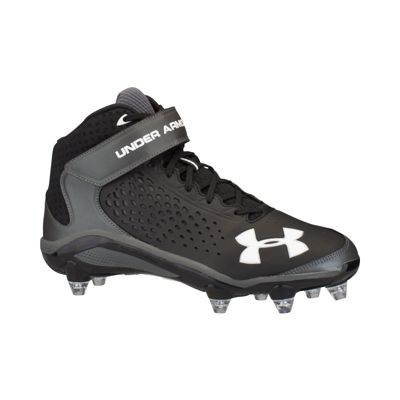 white high top under armour cleats