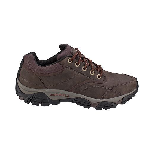 Merrell 'Moab Rover' Mens Tan Lace Up Leather Hiking Shoes Trainers. 
