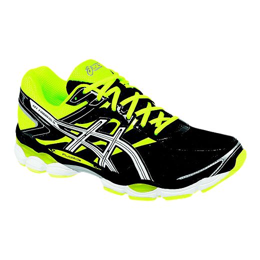 ASICS Men's Gel Cumulus 16 Running Shoes - Black/Lime Green Sport Chek