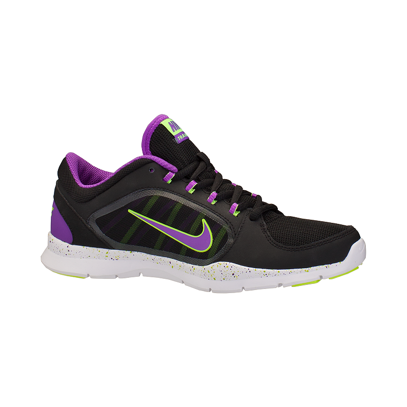 Nike Women's Flex Trainer 4 Training Shoes - Black/Purple | Sport Chek