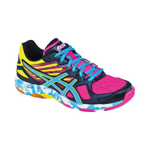 ASICS Women's Gel Flashpoint 2 Indoor Court Shoes - Navy/Blue/Pink | Sport