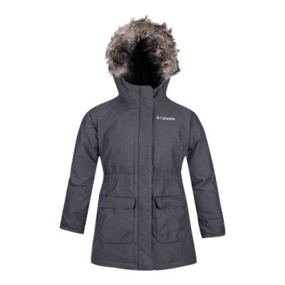 girls long winter coat