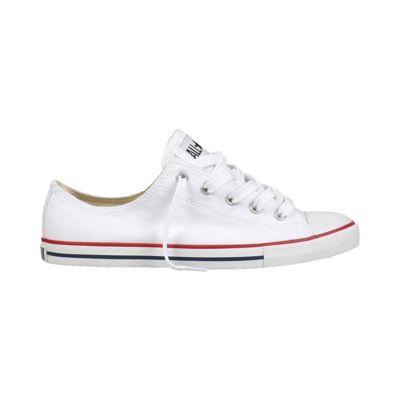 converse all star dainty all white