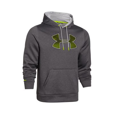 men's big logo under armour hoodie