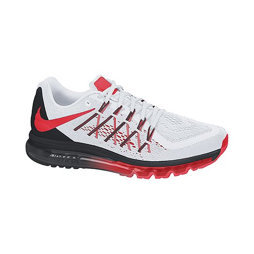 rodar paso cobertura Nike Men's Air Max 2015 Running Shoes - White/Red/Black | Sport Chek