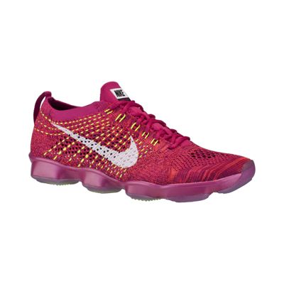 Nike Women's Flyknit Zoom Agility Training Shoes Berry Pink/Orange