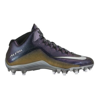 mens purple football cleats