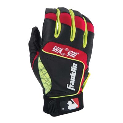 black and yellow batting gloves