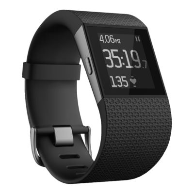Fitbit Surge Fitness Tracker Super Watch - Black Small | Sport Chek