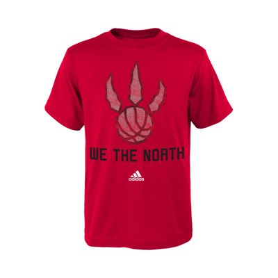 adidas Toronto Raptors We The North Ball Print Youth Tee Sport Chek