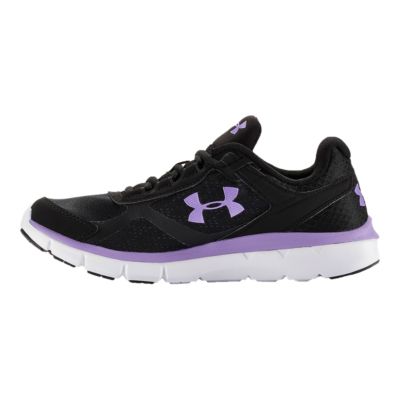 purple under armour womens shoes