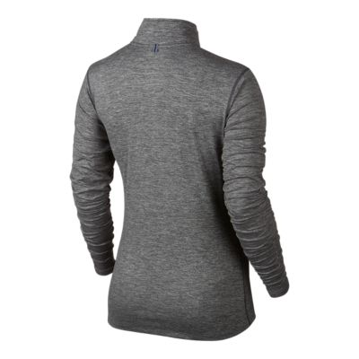 grey nike half zip women's