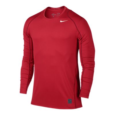 nike men's pro cool fitted long sleeve shirt