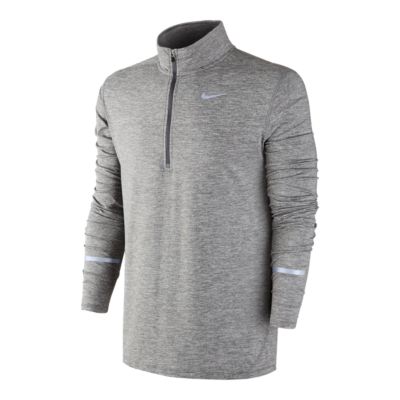 nike dri fit element half zip long sleeve running top mens