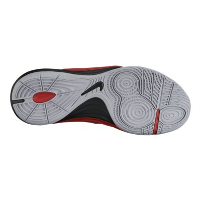 Nike Men S Prime Hype Df Basketball Shoes Black Red Sport Chek