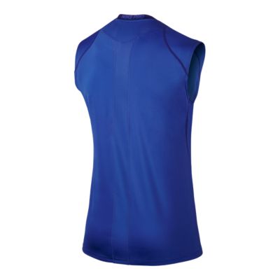 nike men's pro cool fitted sleeveless shirt