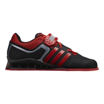 red adipower weightlifting shoes
