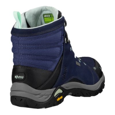 Ahnu Women S Montara Waterproof Hiking Boots Black Dark Blue Sport Chek