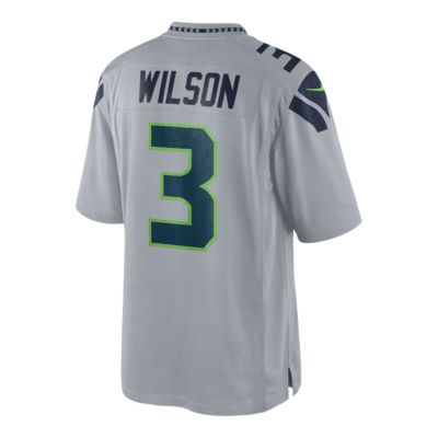 russell wilson jersey grey