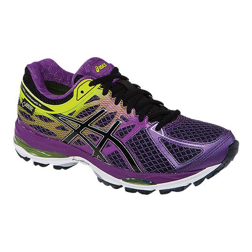 ASICS Women's Gel Cumulus 17 GTX Running Shoes - Purple/Yellow | Sport Chek