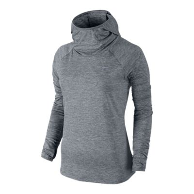 nike hooded running top