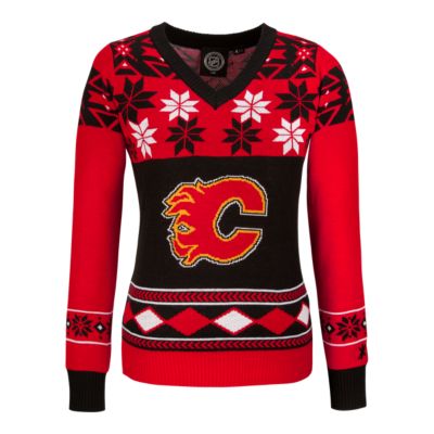 Calgary Flames Ugly V Neck Women's 