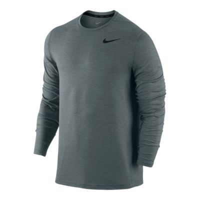 nike men's long sleeve dri fit shirt