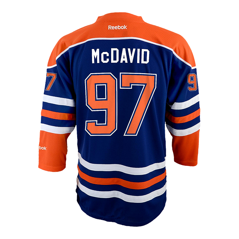 Edmonton Oilers Toddler Connor McDavid Replica Player Authentic Home ...