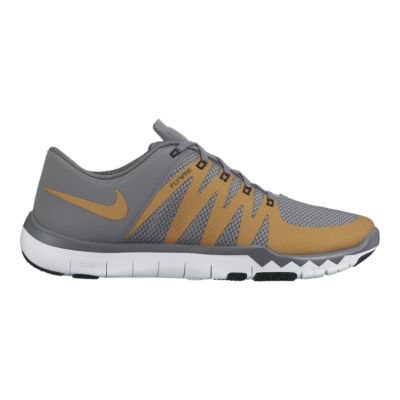 nike grey and gold trainers