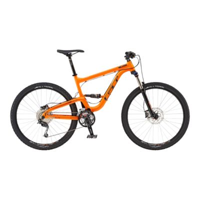 orange gt mountain bike