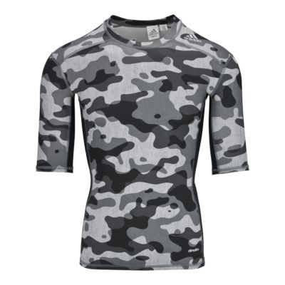 adidas camo compression shirt