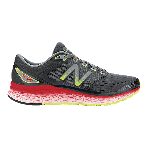 new balance zante sport chek New Balance Men's Fresh Foam 1080 Running Shoes - Grey/Red | Sport Chek