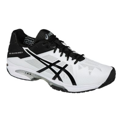 asics black tennis shoes