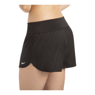 women's nike solid boardshort swim bottoms