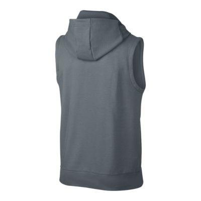 jordan ultimate flight fleece sleeveless hoodie