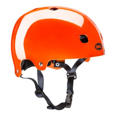 orange kids bike helmet