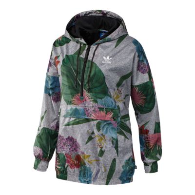 adidas floral print jacket