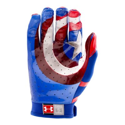 under armour captain america football gloves