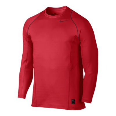 nike pro hyperwarm fitted long sleeve