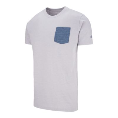 north face tri blend pocket tee